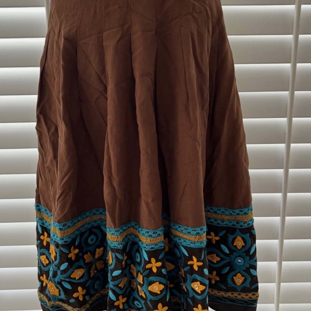 Embroidered Lafayette 148 NY Skirt